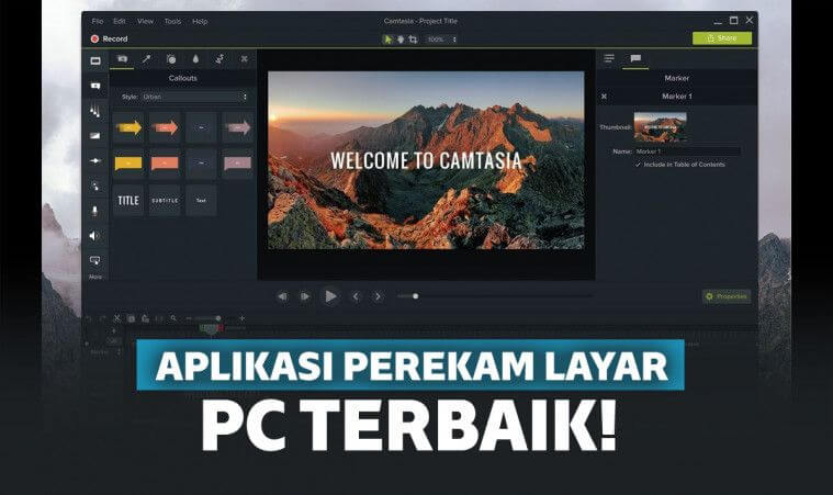 + Aplikasi perekam layar Laptop & PC Gratis dan Ringan